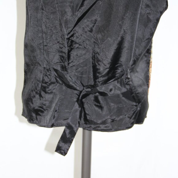 Vintage Axessorium Safari Vest Animal Print - Lion Tiger Zebra Y2K 80s 90s - Picture 7 of 9